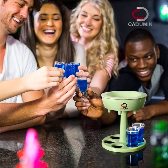 CADUMIN Shot Glass Dispenser and Holder - 6 Shot Glass NEW!!! - Picture 8 of 9